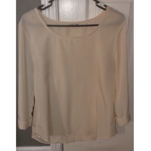 dressy cream colored shirt!